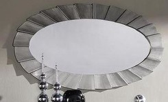 Зеркало отделка серебро PLATA ROZADA, арт. LLA.MR.WO.9, LLASS