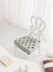 Стул, отделка белый матовый лак, ткань MGH-HL0903-24 как на фото, арт. FB.CH.RIM.13, FRATELLI BARRI