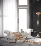 Банкетка, отделка нерж. сталь, ткань, арт. FB.BEB.FL.19, FRATELLI BARRI