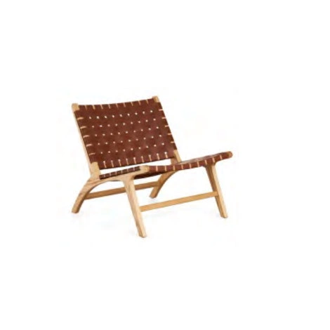 Кресло отделка ясень, плотная кожа от MOD INTERIORS, MDI.ACH.WS.98