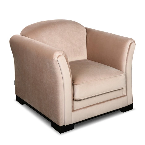 Кресло Tresor отделка ткань кат. 6, черные ножки от FRATELLI BARRI, FB.ACH.SLN.744