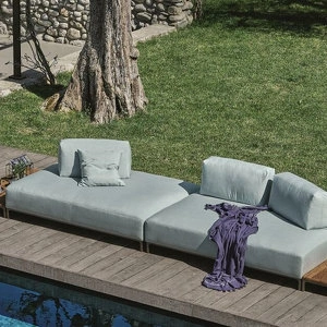 Модульный диван Sanders air outdoor с приставным столиком