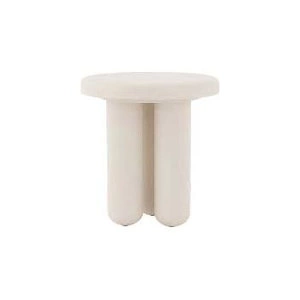 Приставной столик отделка бело-кремовый лак