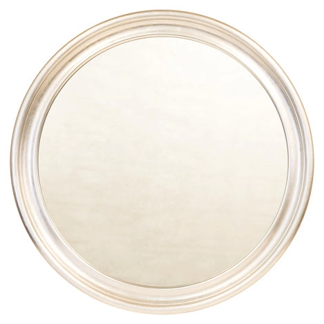 Зеркало отделка сусальное серебро, покрытое лаком шампань от FRATELLI BARRI, FB.MR.PL.76
