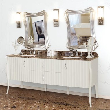 Тумба под раковину двойная Charlotte, фабрика GENTRY HOME, коллекция ...