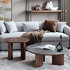 Журнальный столик отделка шпон ореха F, керамика KL19 от MOD INTERIORS, MDI.ET.OLM.14, 4-я фотография мини