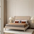 Кровать с решеткой отделка ткань Bella Home KA17119-20, XY-138 натуральный шпон ясеня от FRATELLI BARRI, FB.BD.BNC.1, 1-я фотография мини