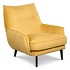 Кресло Wiggly отделка ткань кат C, черные ножки, С1 от MOD INTERIORS, MDI.ACH.TEL.1225, 1-я фотография мини