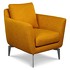 Кресло Dana отделка ткань кат B, ножки хром, С2 от MOD INTERIORS, MDI.ACH.TEL.1241, 1-я фотография мини