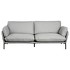 Диван Allure отделка ткань кат. C col. Sheford 991383-73 Stone, черный металл 23 см, C4 от MOD INTERIORS, MDI.SF.TEL.1143, 2-я фотография мини