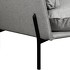 Диван Allure отделка ткань кат. C col. Sheford 991383-73 Stone, черный металл 23 см, C4 от MOD INTERIORS, MDI.SF.TEL.1143, 3-я фотография мини