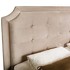 Кровать с решеткой отделка ткань Velour 220-03, ножки бежевый лак от FRATELLI BARRI, FB.BD.SLN.685, 4-я фотография мини