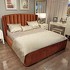 Кровать с решеткой отделка ткань Velour 220-39 от FRATELLI BARRI, FB.BD.SLN.706, 4-я фотография мини