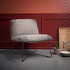 Кресло Flex отделка ткань кат. С, кожа 892553-77 Nabucco Grey, C1 от MOD INTERIORS, MDI.ACH.TEL.319, 1-я фотография мини