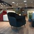 Кресло Patio отделка ткань кат.B, кожа кат. 58, черные ножки, C1 от MOD INTERIORS, MDI.ACH.TEL.1135, 1-я фотография мини