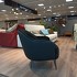 Кресло Patio отделка ткань кат.B, кожа кат. 58, черные ножки, C1 от MOD INTERIORS, MDI.ACH.TEL.1135, 3-я фотография мини