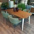 Стул Hugo отделка ткань Nubuk NB 08, ножки черные. от MOD INTERIORS, MDI.CH.SL.119, 3-я фотография мини