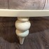 Банкетка отделка бежевый лак Beige B, ткань бежевый велюр от FRATELLI BARRI, FB.BEB.PL.181, 3-я фотография мини
