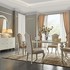 Обеденный стол отделка жемчужный белый лак Pearl White от FRATELLI BARRI, FB.DT.RIM.176, 2-я фотография мини