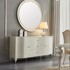 Буфет отделка жемчужный белый лак Pearl White от FRATELLI BARRI, FB.SB.RIM.177, 1-я фотография мини