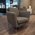 Кресло Dana отделка ткань кат С, ножки хром, С2 от MOD INTERIORS, MDI.ACH.TEL.1032, 1-я фотография мини