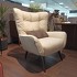 Кресло Joan отделка ткань кат. С, кожа кат. 60, С2 от MOD INTERIORS, MDI.ACH.TEL.1159, 1-я фотография мини