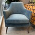 Кресло Diana отделка ткань кат. C, черный хром, EU от MOD INTERIORS, MDI.ACH.TEL.1227, 2-я фотография мини