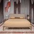 Кровать с решеткой отделка темный орех V36W1, 176PU от MOD INTERIORS, MDI.BD.RD.129, 2-я фотография мини