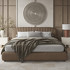 Кровать с решеткой отделка ткань кат A+ от MOD INTERIORS, MDI.BD.WS.11, 1-я фотография мини