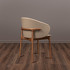 Стул отделка экокожа 63#PU, орех от MOD INTERIORS, MDI.CH.OLM.17, 4-я фотография мини