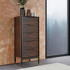 Комод высокий отделка шпон эбони, черный матовый лак от MOD INTERIORS, MDI.CHD.BS.5, 1-я фотография мини