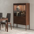Витрина отделка шпон грецкого ореха от MOD INTERIORS, MDI.DC.RD.51, 1-я фотография мини