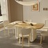 Обеденный стол отделка натуральное дерево, бело-кремовый лак от MOD INTERIORS, MDI.DT.WS.75, 3-я фотография мини