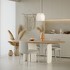 Обеденный стол отделка натуральное дерево, бело-кремовый лак от MOD INTERIORS, MDI.DT.WS.78, 2-я фотография мини
