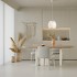 Обеденный стол отделка натуральное дерево, бело-кремовый лак от MOD INTERIORS, MDI.DT.WS.78, 3-я фотография мини