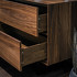 Комод отделка шпон ореха F, черный матовый лак от MOD INTERIORS, MDI.SB.MRM.5, 6-я фотография мини