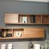 Подвесной модуль отделка шпон ореха F, черный матовый лак от MOD INTERIORS, MDI.SH.MRM.10, 4-я фотография мини