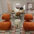 Приставной столик отделка бело-кремовый лак от MOD INTERIORS, MDI.ST.WS.39, 4-я фотография мини