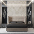 Кровать с решеткой Bonita отделка ткань Velour 220-01 от MOD INTERIORS, MDI.BD.SL.1, 5-я фотография мини