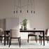 Стул отделка черный матовый лак, ткань suede TL 004 от MOD INTERIORS, MDI.CH.SL.29, 2-я фотография мини