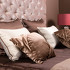 ORO Комплект покрывало, плед, 6 подушек, цвет золотисто-коричневый от ORANGE DECOR, OD.PL.RC.8, 1-я фотография мини