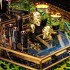 Подсвечник со свечой Jungle L от EICHHOLTZ, EH.CST.PP.137, 2-я фотография мини