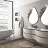 Зеркало Goccia с лампой от LEGNOBAGNO, LG.MR.UB.1, 2-я фотография мини