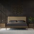 Кровать с решеткой отделка шпон дуба W, кожа LE06 от MOD INTERIORS, MDI.BD.PN.14, 5-я фотография мини