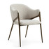 Стул отделка ткань Milan col. 120, матовая бронза M2 от FRATELLI BARRI, FB.CH.BON.18, 1-я фотография мини