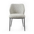 Стул отделка ткань Milan col. 105, ножки черное порошковое покрытие от MOD INTERIORS, MDI.CH.TOL.43, 2-я фотография мини