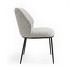 Стул отделка ткань Milan col. 105, ножки черное порошковое покрытие от MOD INTERIORS, MDI.CH.TOL.43, 3-я фотография мини