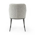 Стул отделка ткань Milan col. 105, ножки черное порошковое покрытие от MOD INTERIORS, MDI.CH.TOL.43, 4-я фотография мини