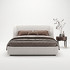 Кровать с решеткой Палома (Paloma) 160*200 отделка ткань Candy 101 Cream от MOD INTERIORS, MDI.BD.SL.345, 3-я фотография мини