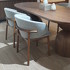 Стул отделка ткань 63#PU, орех от MOD INTERIORS, MDI.CH.OLM.17, 4-я фотография мини